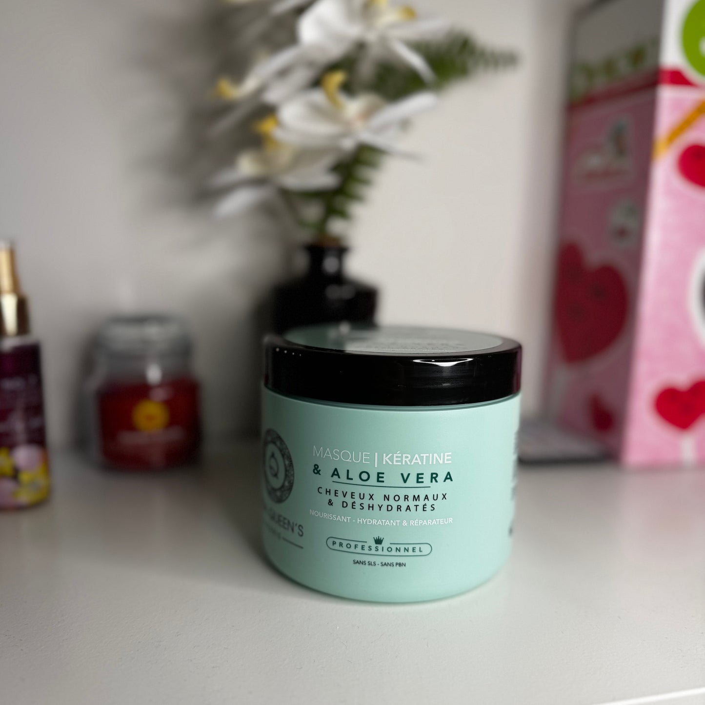 Masque Capillaire Kera Queen's - Kératine et Aloe Vera